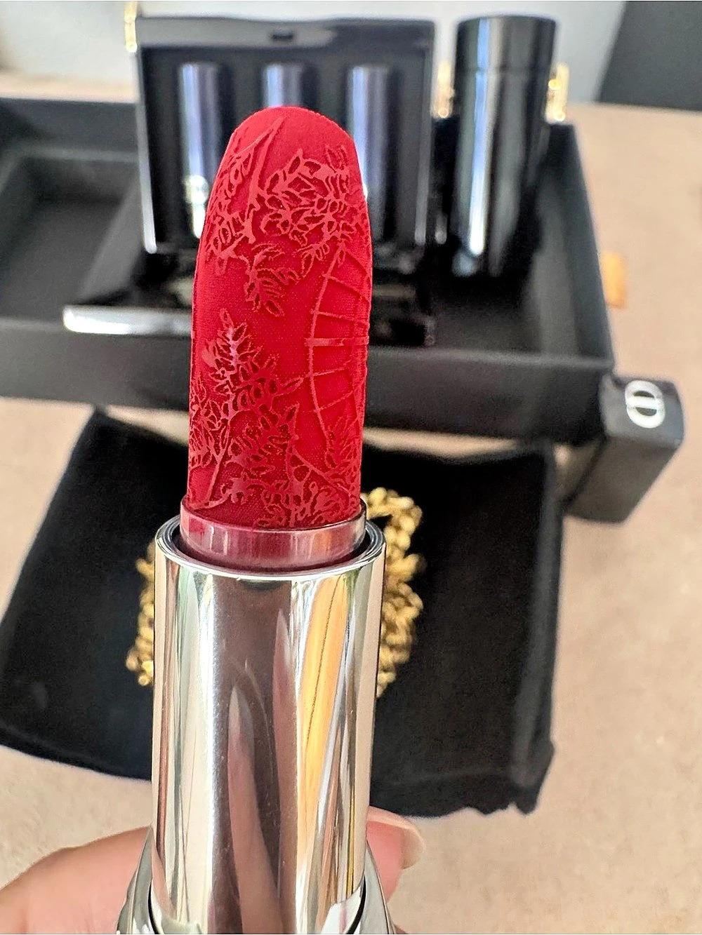 Dior Rouge Dior Lipstick Set Red NWOT